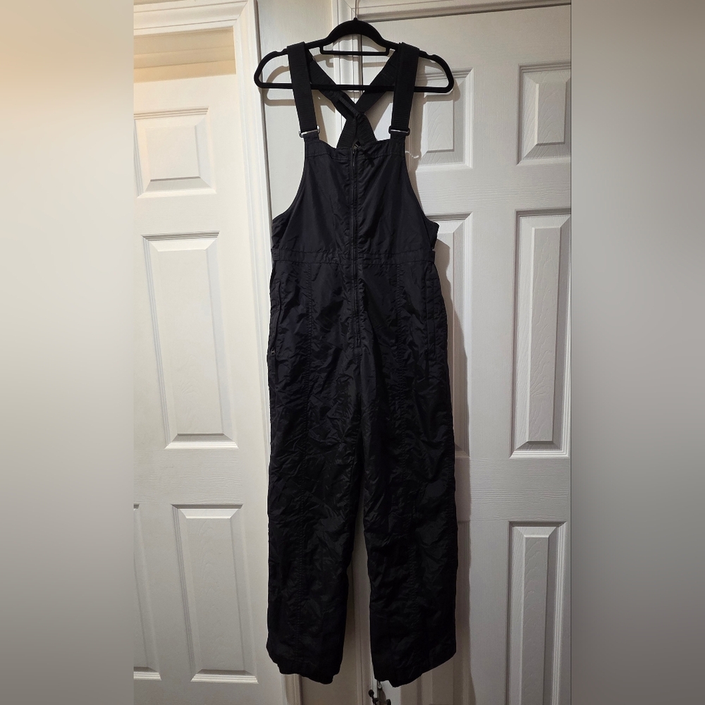 Columbia Ski Bib Pants Snow Bibs Black Large